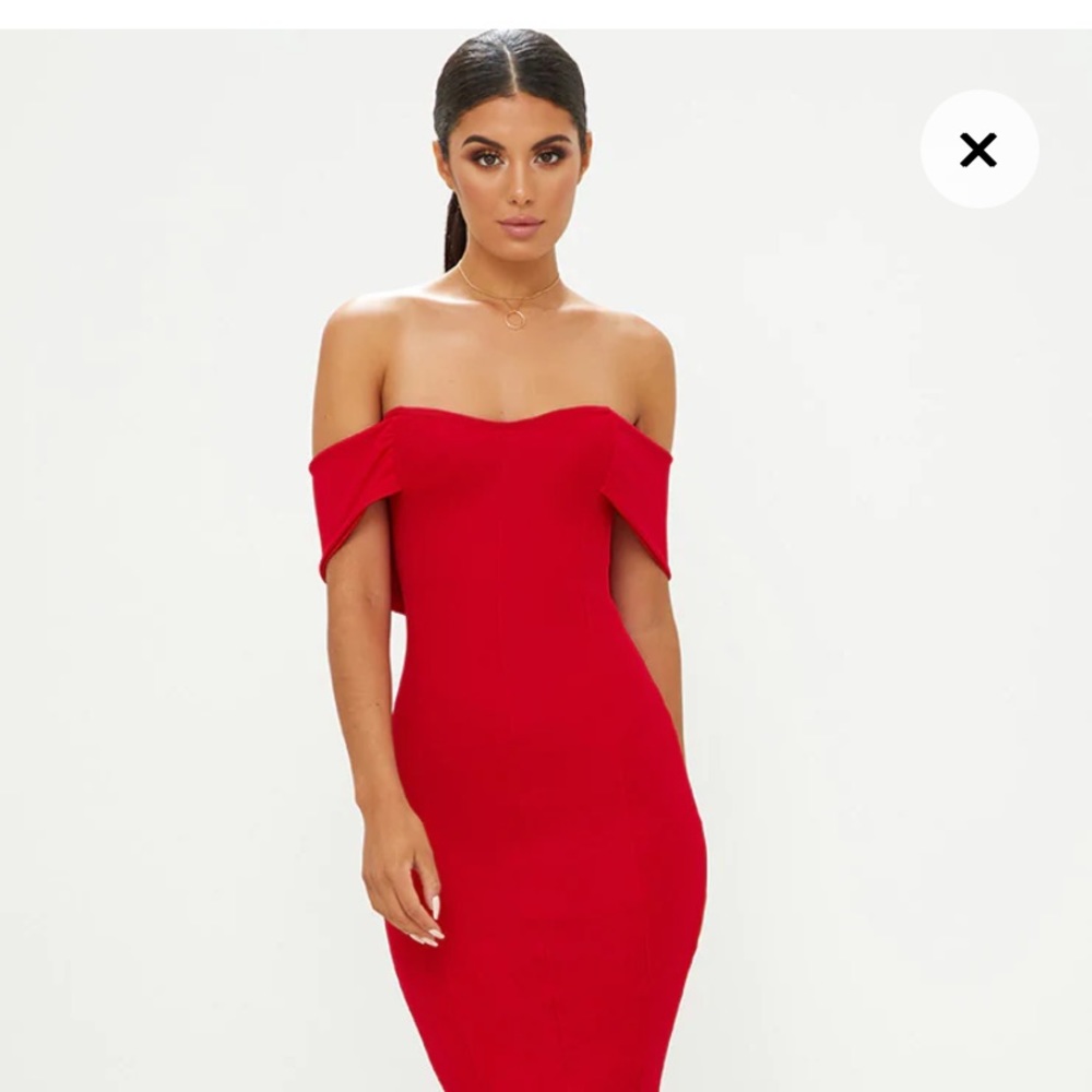Red Midi Dress